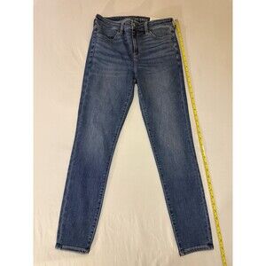 NWT American Eagle High-Rise Jegging Brilliant Blue Next Level Stretch 10 30W